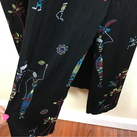 Made In Heaven Women's Black Slinky Stretch Sleeveless  Maxi Tank Dress Size S - Picture 6 of 13